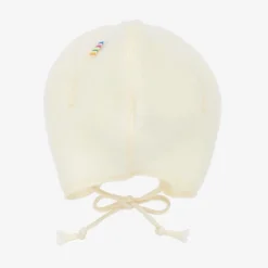Joha Ivory Merino Wool Fleece Baby Bonnet