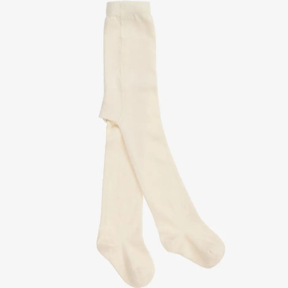 NaturaPura Ivory Organic Cotton Baby Tights