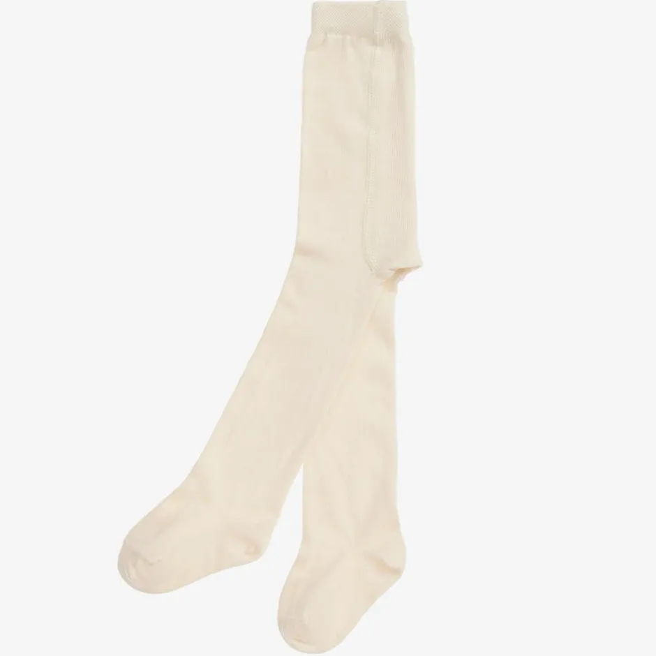 NaturaPura Ivory Organic Cotton Baby Tights