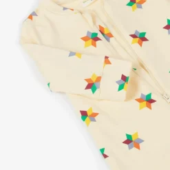 The Bonniemob Ivory Organic Cotton Babygrow & Hat Set Best