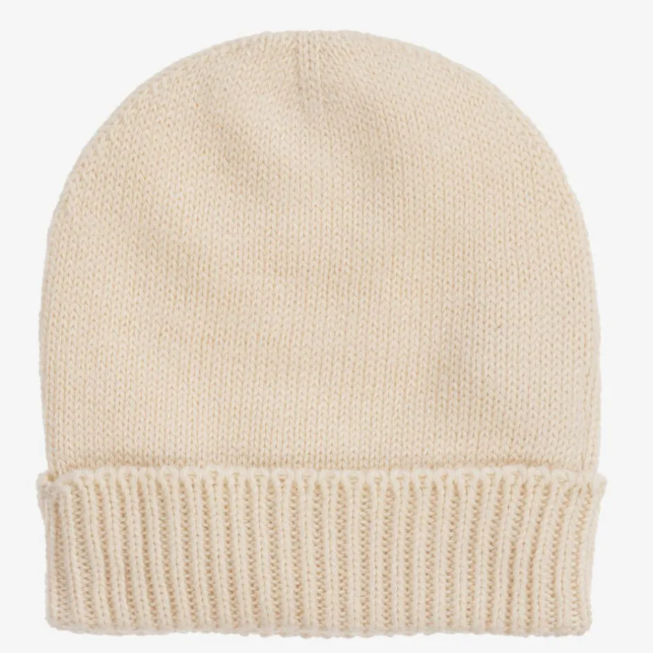 NaturaPura Ivory Organic Cotton Baby Hat Clearance