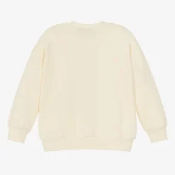 Mini Rodini Ivory Organic Cotton Embroidered Sweatshirt Best