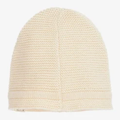 NaturaPura Ivory Organic Cotton Knit Hat Discount