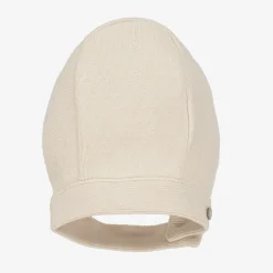 NaturaPura Ivory Organic Cotton Knit Bonnet Best