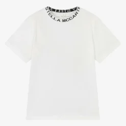 Stella McCartney Kids Ivory Organic Cotton T-Shirt New