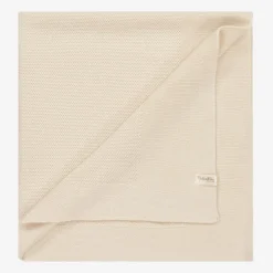 NaturaPura Ivory Organic Cotton-Knit Blanket (100cm) Hot