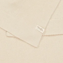 NaturaPura Ivory Organic Cotton-Knit Blanket (100cm) Hot