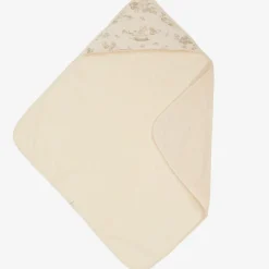 NaturaPura Ivory Organic Hooded Towel (75cm) Clearance