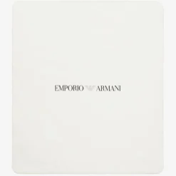 Emporio Armani Ivory Padded Blanket (74cm) Outlet