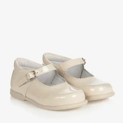 Childrens Classics Ivory Patent Leather Shoes Discount