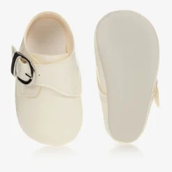 Early Days Baypods Ivory Patent Pre-Walker Shoes Online