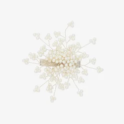 Sienna Likes To Party Ivory Pearl Hair Clip (9cm) Outlet