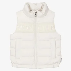 Moncler Enfant Ivory Rafael Down Gilet Hot