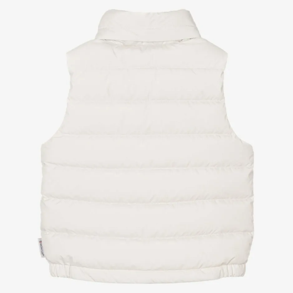 Moncler Enfant Ivory Rafael Down Gilet Hot