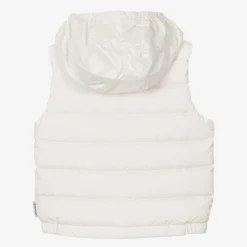 Moncler Enfant Ivory Rafael Down Gilet Hot