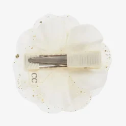 Cute Cute Ivory Satin & Tulle Hairclip (6cm) Clearance