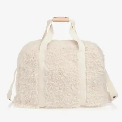 1 + in the family Ivory Sherpa Fleece Changing Bag (48cm) Sale