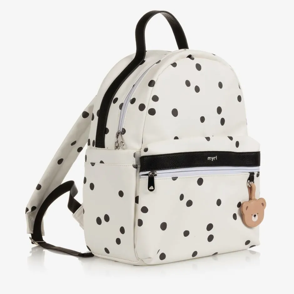 Mayoral Ivory Spot Changing Backpack (34cm) New
