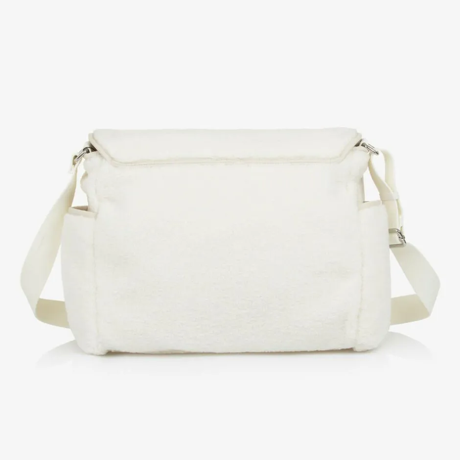 Calvin Klein Ivory Teddy Fleece Changing Bag (42cm) Clearance