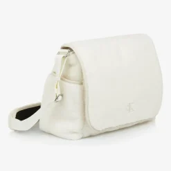 Calvin Klein Ivory Teddy Fleece Changing Bag (42cm) Clearance