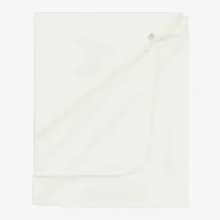 Paz Rodríguez Ivory Velour Baby Blanket (87cm)