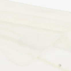 Paz Rodríguez Ivory Velour Baby Blanket (87cm)