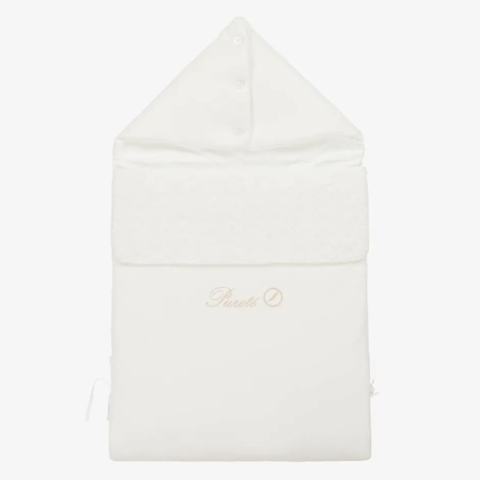 Pureté Du... Bébé Ivory Velour Baby Nest (87cm) Discount