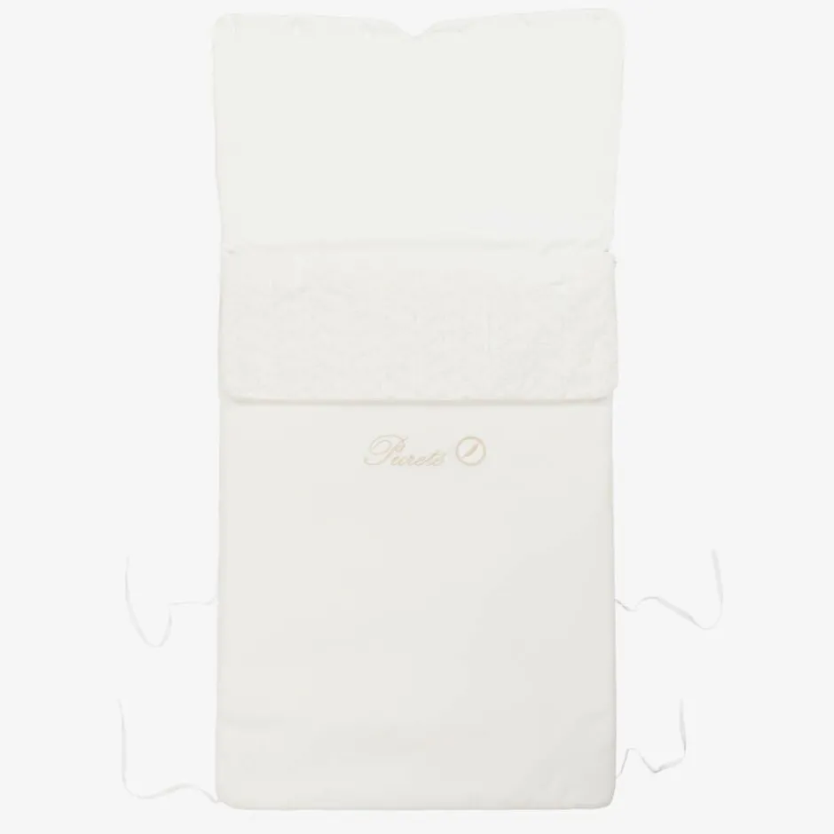 Pureté Du... Bébé Ivory Velour Baby Nest (87cm) Discount