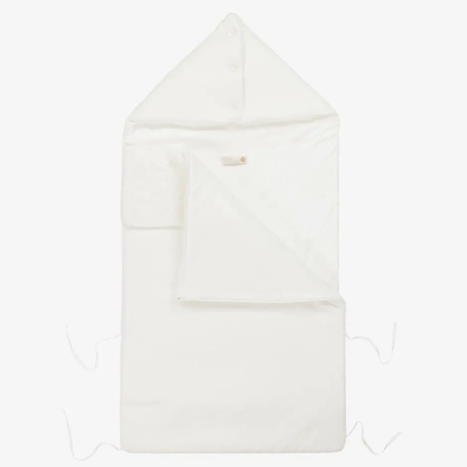 Pureté Du... Bébé Ivory Velour Baby Nest (87cm) Discount