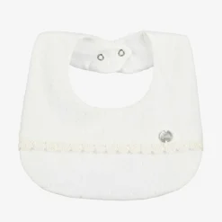 Paz Rodríguez Ivory Velour Babysuit Set