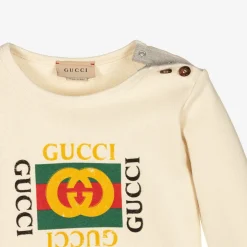 Gucci Ivory Vintage Logo Sweatshirt Discount