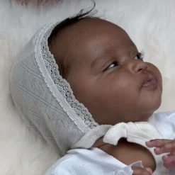 Joha Ivory Wool & Silk Bonnet New