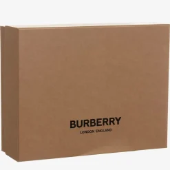 Burberry Ivory Wool Logo Blanket (97cm) New