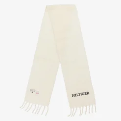 Tommy Hilfiger Ivory Wool Scarf (150cm) Best
