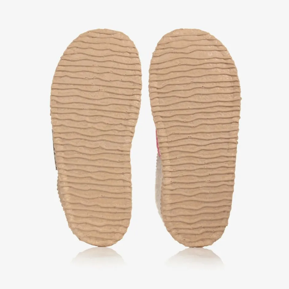 Giesswein Ivory Wool Unicorn Slippers