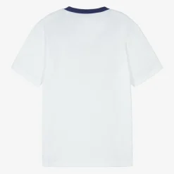 Guess Junior Boys White Cotton T-Shirt Best