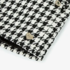 Guess Junior Girls Black & White Houndstooth Shorts Online
