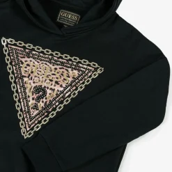 Guess Junior Girls Black Cotton Hoodie Best
