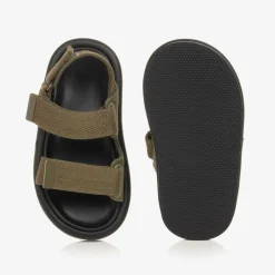 Age of Innocence Khaki Canvas Velcro Sandals Best