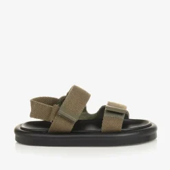 Age of Innocence Khaki Canvas Velcro Sandals Best
