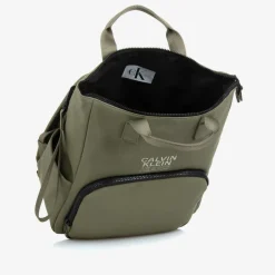 Calvin Klein Khaki Green Changing Backpack (40cm) Outlet