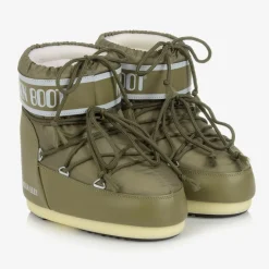 Moon Boot Khaki Green Icon Short Snow Boots Online