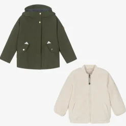 Töastie Khaki Green 2-in-1 Waterproof Raincoat Discount