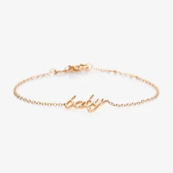 NOA Mini 18kt Rose Gold Baby Bracelet New