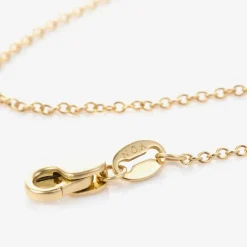 NOA Mini 18kt Yellow Gold Diamond Elephant Necklace (38cm)