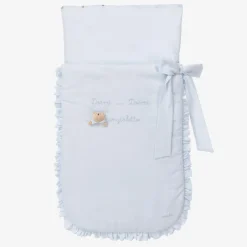 Nanán Light Blue Cotton Jersey Baby Nest (80cm) New