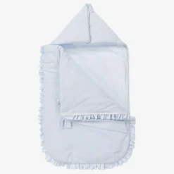 Nanán Light Blue Cotton Jersey Baby Nest (80cm) New