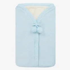 Mebi Light Blue Knitted Baby Nest (63cm) Sale