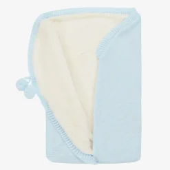 Mebi Light Blue Knitted Baby Nest (63cm) Sale