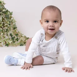 Early Days Light Blue T-Bar Shoes New